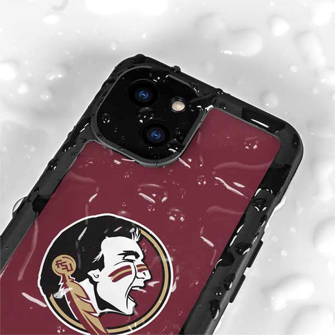 Florida State FSU Seminoles iPhone 15 Plus Waterproof Case